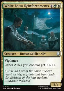 White Lotus Reinforcements - Magic: The Gathering | Avatar: The Last Airbender (Uncommon) [TLA-251]