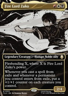 Fire Lord Zuko (V.1) - Magic: The Gathering | Avatar: The Last Airbender: Extras (Rare) [XTLA-315]