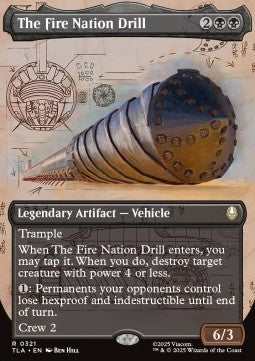 The Fire Nation Drill - Magic: The Gathering | Avatar: The Last Airbender: Extras (Rare) [XTLA-321]