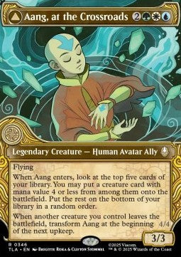 Aang, at the Crossroads // Aang, Destined Savior (V.2) - Magic: The Gathering | Avatar: The Last Airbender: Extras (Rare) [XTLA-346]