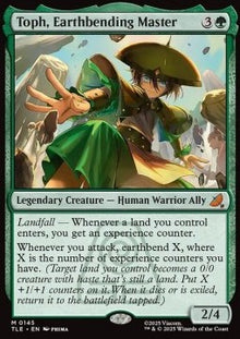 Toph, Earthbending Master (V.1) - Magic: The Gathering | Avatar: The Last Airbender: Eternal (Mythic) [TLE-145]