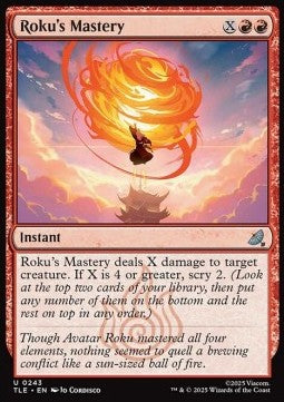Roku's Mastery - Magic: The Gathering | Avatar: The Last Airbender: Eternal (Uncommon) [TLE-243]