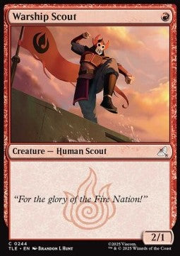 Warship Scout (V.1) - Magic: The Gathering | Avatar: The Last Airbender: Eternal (Common) [TLE-244]