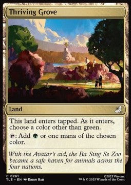 Thriving Grove - Magic: The Gathering | Avatar: The Last Airbender: Eternal (Common) [TLE-261]