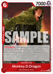 Monkey.D.Dragon (OP13-017) - Carrying on his Will (Rare) [OP13-017]