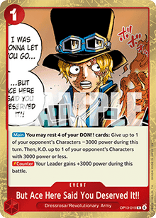 But Ace Here Said You Deserved It!! (OP13-019) - Carrying on his Will (Rare) [OP13-019]