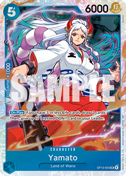 Yamato (OP13-054) (V.1) - Carrying on his Will (Super Rare) [OP13-054]