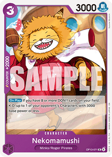 Nekomamushi (OP13-071) - Carrying on his Will (Uncommon) [OP13-071]