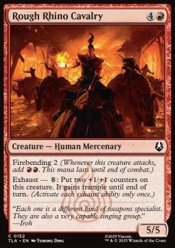 Rough Rhino Cavalry - Magic: The Gathering | Avatar: The Last Airbender (Common) [TLA-152]