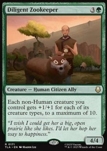 Diligent Zookeeper - Magic: The Gathering | Avatar: The Last Airbender (Rare) [TLA-171]
