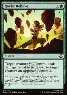 Rocky Rebuke - Magic: The Gathering | Avatar: The Last Airbender (Common) [TLA-193]
