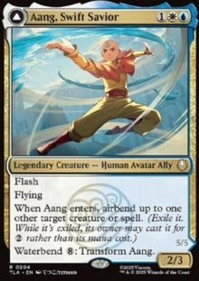 Aang, Swift Savior // Aang and La, Ocean's Fury - Magic: The Gathering | Avatar: The Last Airbender (Rare) [TLA-204]
