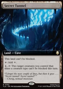 Secret Tunnel - Magic: The Gathering | Avatar: The Last Airbender: Extras (Rare) [XTLA-392]