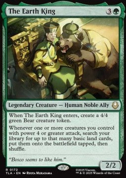 The Earth King - Magic: The Gathering | Avatar: The Last Airbender (Rare) [TLA-172]