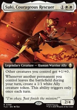 Suki, Courageous Rescuer - Magic: The Gathering | Avatar: The Last Airbender: Extras (Rare) [XTLA-368]