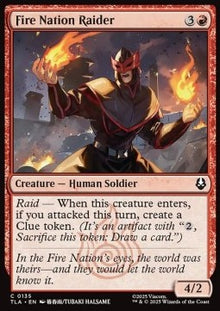 Fire Nation Raider - Magic: The Gathering | Avatar: The Last Airbender (Common) [TLA-135]