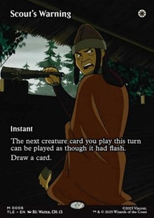 Scout's Warning - Magic: The Gathering | Avatar: The Last Airbender: Eternal (Mythic) [TLE-6]