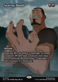 Searing Blood - Magic: The Gathering | Avatar: The Last Airbender: Eternal (Mythic) [TLE-35]