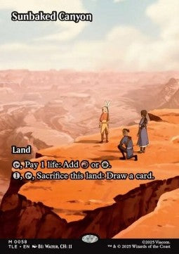 Sunbaked Canyon - Magic: The Gathering | Avatar: The Last Airbender: Eternal (Mythic) [TLE-58]