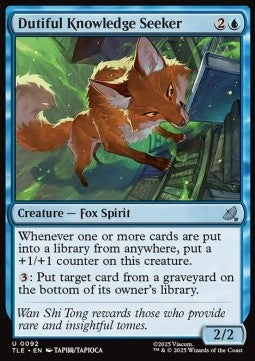 Dutiful Knowledge Seeker - Magic: The Gathering | Avatar: The Last Airbender: Eternal (Uncommon) [TLE-92]