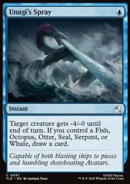 Unagi's Spray - Magic: The Gathering | Avatar: The Last Airbender: Eternal (Common) [TLE-97]