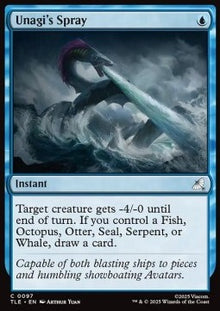 Unagi's Spray - Magic: The Gathering | Avatar: The Last Airbender: Eternal (Common) [TLE-97]