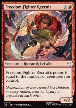 Freedom Fighter Recruit - Magic: The Gathering | Avatar: The Last Airbender: Eternal (Common) [TLE-118]