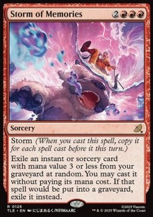 Storm of Memories (V.1) - Magic: The Gathering | Avatar: The Last Airbender: Eternal (Rare) [TLE-126]