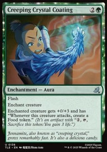 Creeping Crystal Coating - Magic: The Gathering | Avatar: The Last Airbender: Eternal (Uncommon) [TLE-136]