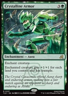 Crystalline Armor (V.1) - Magic: The Gathering | Avatar: The Last Airbender: Eternal (Rare) [TLE-137]