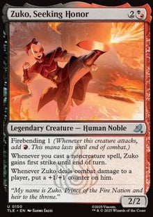 Zuko, Seeking Honor - Magic: The Gathering | Avatar: The Last Airbender: Eternal (Uncommon) [TLE-150]