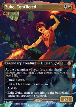 Zuko, Conflicted - Magic: The Gathering | Avatar: The Last Airbender: Extras (Rare) [XTLA-302]