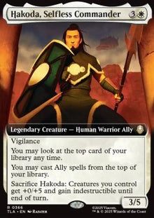 Hakoda, Selfless Commander - Magic: The Gathering | Avatar: The Last Airbender: Extras (Rare) [XTLA-366]