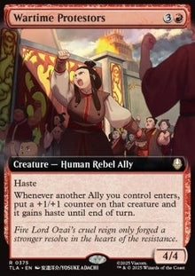 Wartime Protestors - Magic: The Gathering | Avatar: The Last Airbender: Extras (Rare) [XTLA-375]