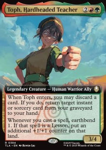 Toph, Hardheaded Teacher - Magic: The Gathering | Avatar: The Last Airbender: Extras (Rare) [XTLA-384]