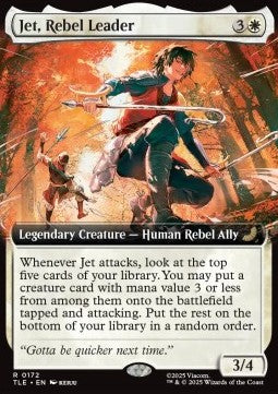 Jet, Rebel Leader (V.2) - Magic: The Gathering | Avatar: The Last Airbender: Eternal (Rare) [TLE-172]