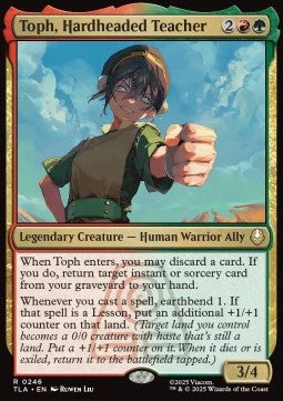 Toph, Hardheaded Teacher - Magic: The Gathering | Avatar: The Last Airbender (Rare) [TLA-246]