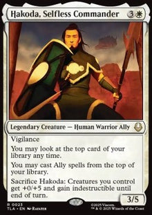 Hakoda, Selfless Commander - Magic: The Gathering | Avatar: The Last Airbender (Rare) [TLA-23]