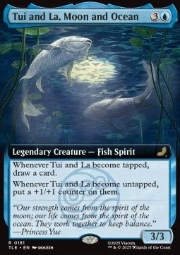 Tui and La, Moon and Ocean (V.2) - Magic: The Gathering | Avatar: The Last Airbender: Eternal (Rare) [TLE-181]