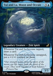 Tui and La, Moon and Ocean (V.2) - Magic: The Gathering | Avatar: The Last Airbender: Eternal (Rare) [TLE-181]