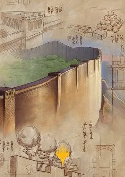 Art Series: The Walls of Ba Sing Se (V.2) - Magic: The Gathering | Avatar: The Last Airbender: Extras (Tip Card) [XTLA-A38]