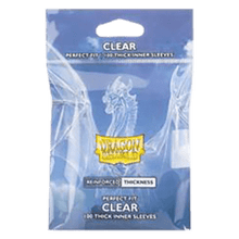 100 Dragon Shield Perfect Fit Thick Inner Sleeves - Clear
