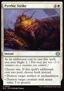Pyrrhic Strike - Lorwyn Eclipsed (Uncommon) [ECL-30]