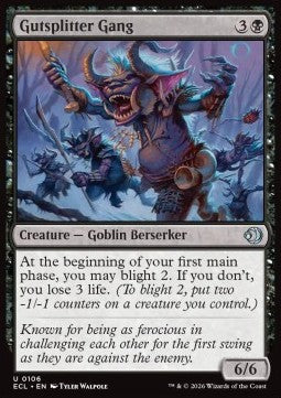 Gutsplitter Gang - Lorwyn Eclipsed (Uncommon) [ECL-106]