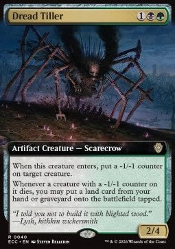 Dread Tiller - Commander: Lorwyn Eclipsed: Extras (Rare) [XECC-40]