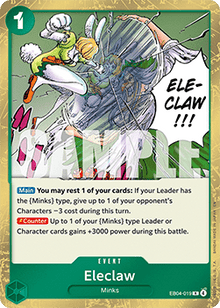 Eleclaw (EB04-019) - The Azure Sea's Seven (Rare) [OP14-EB04-019]