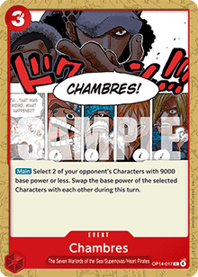 Chambres (OP14-017) - The Azure Sea's Seven (Common) [OP14-017]