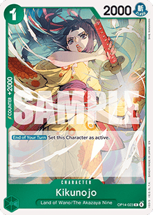 Kikunojo (OP14-023) - The Azure Sea's Seven (Rare) [OP14-023]