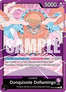 Donquixote Doflamingo (OP14-060) (V.1) - The Azure Sea's Seven (Leader) [OP14-060]