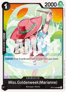 Miss.Goldenweek(Marianne) (OP14-085) - The Azure Sea's Seven (Uncommon) [OP14-085]